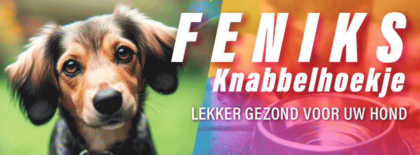 Feniks knabbelhoekje; Lekker gezond voor uw hond